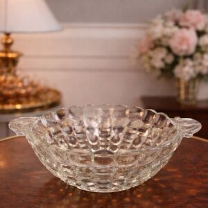 Vintage depression glass bowl